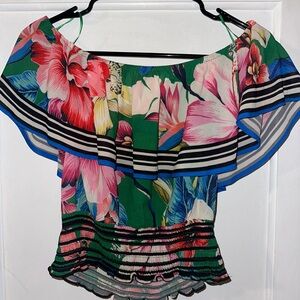 Off Shoulder floral Top
